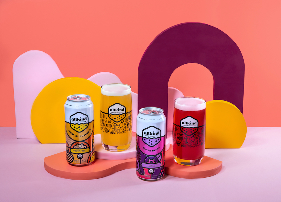 Allkind Hard Kombucha campaign creative